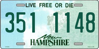 NH license plate 3511148