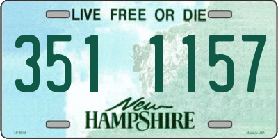 NH license plate 3511157