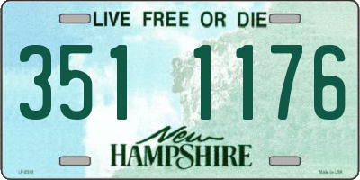NH license plate 3511176