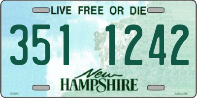 NH license plate 3511242