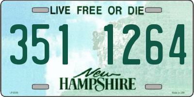 NH license plate 3511264