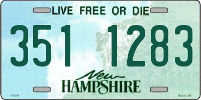 NH license plate 3511283