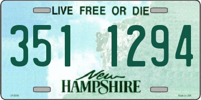NH license plate 3511294