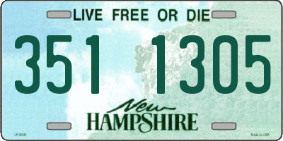 NH license plate 3511305