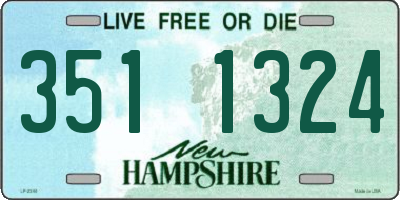 NH license plate 3511324