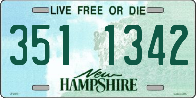 NH license plate 3511342