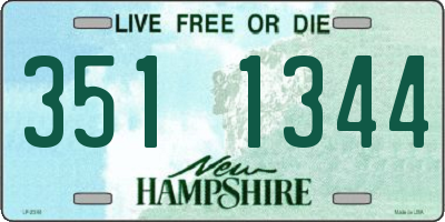 NH license plate 3511344