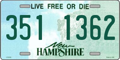 NH license plate 3511362