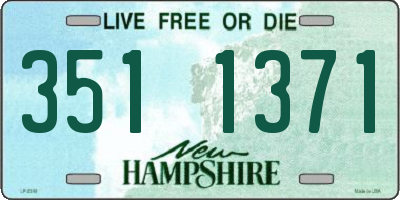 NH license plate 3511371