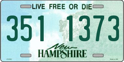 NH license plate 3511373