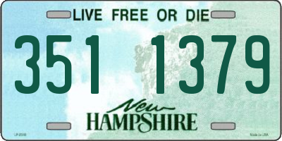NH license plate 3511379