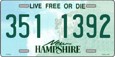 NH license plate 3511392