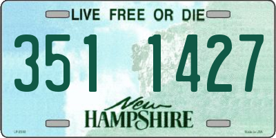 NH license plate 3511427