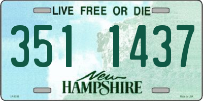 NH license plate 3511437