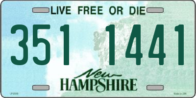 NH license plate 3511441
