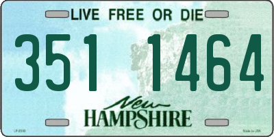 NH license plate 3511464