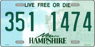 NH license plate 3511474