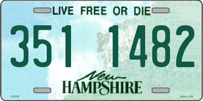NH license plate 3511482