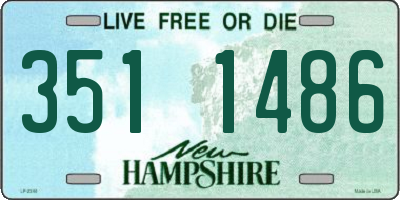 NH license plate 3511486