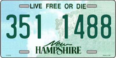 NH license plate 3511488