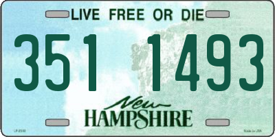 NH license plate 3511493
