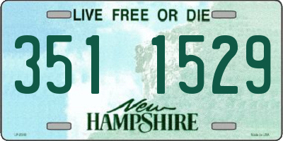 NH license plate 3511529