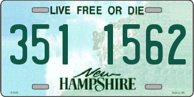 NH license plate 3511562