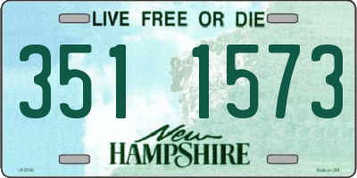 NH license plate 3511573