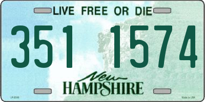NH license plate 3511574