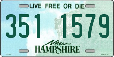 NH license plate 3511579