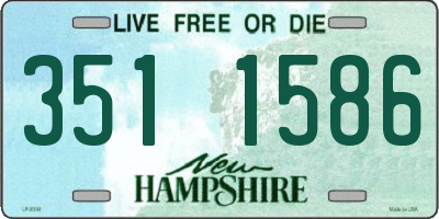 NH license plate 3511586
