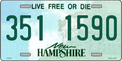 NH license plate 3511590