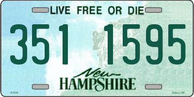 NH license plate 3511595