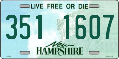 NH license plate 3511607