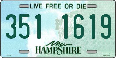 NH license plate 3511619