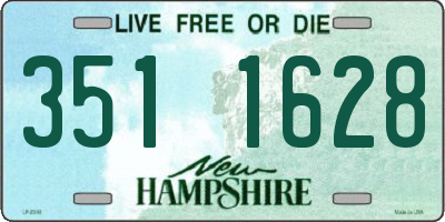 NH license plate 3511628