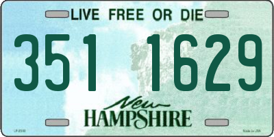 NH license plate 3511629