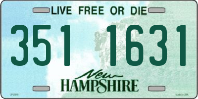 NH license plate 3511631