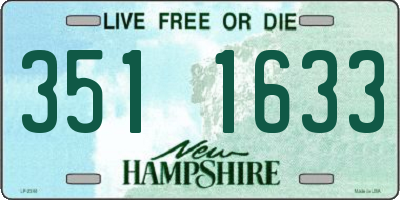 NH license plate 3511633