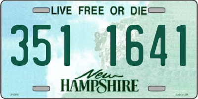 NH license plate 3511641
