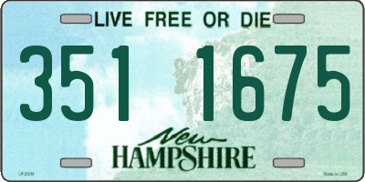 NH license plate 3511675