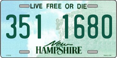 NH license plate 3511680