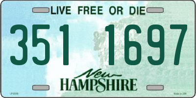NH license plate 3511697