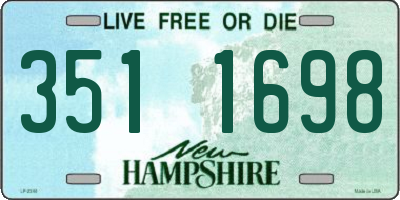 NH license plate 3511698