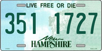 NH license plate 3511727