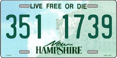 NH license plate 3511739