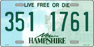 NH license plate 3511761