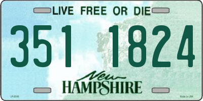 NH license plate 3511824