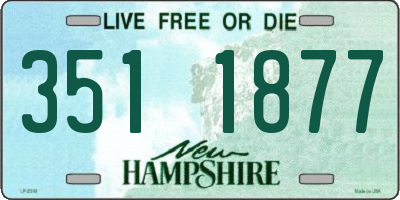 NH license plate 3511877