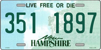 NH license plate 3511897